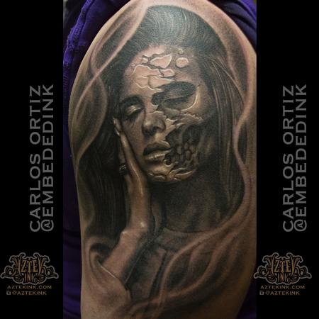 Carlos Ortiz - Lana Del Rey skull 